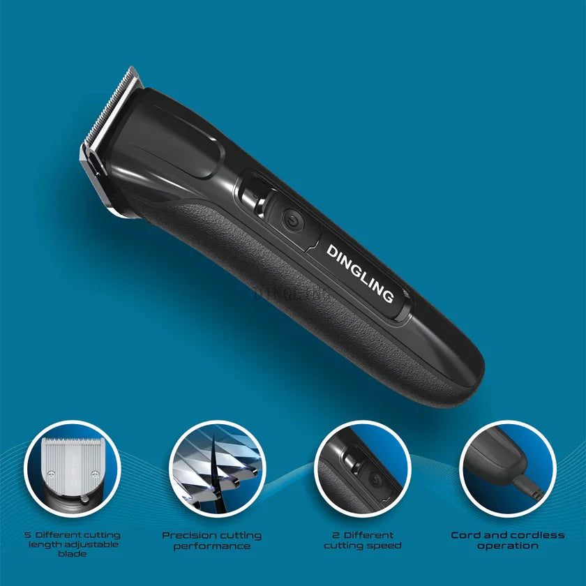 Dingling RF-911 Hair & Beard Trimmer - Tashqila Dingling RF-911 Hair & Beard Trimmer - Tashqila